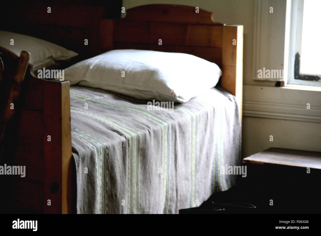 Old vintage bed Stock Photo Alamy