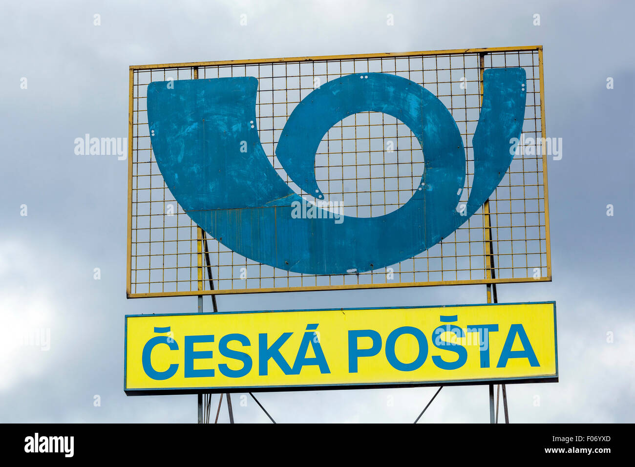 Ceska posta, Czech Post logo Stock Photo