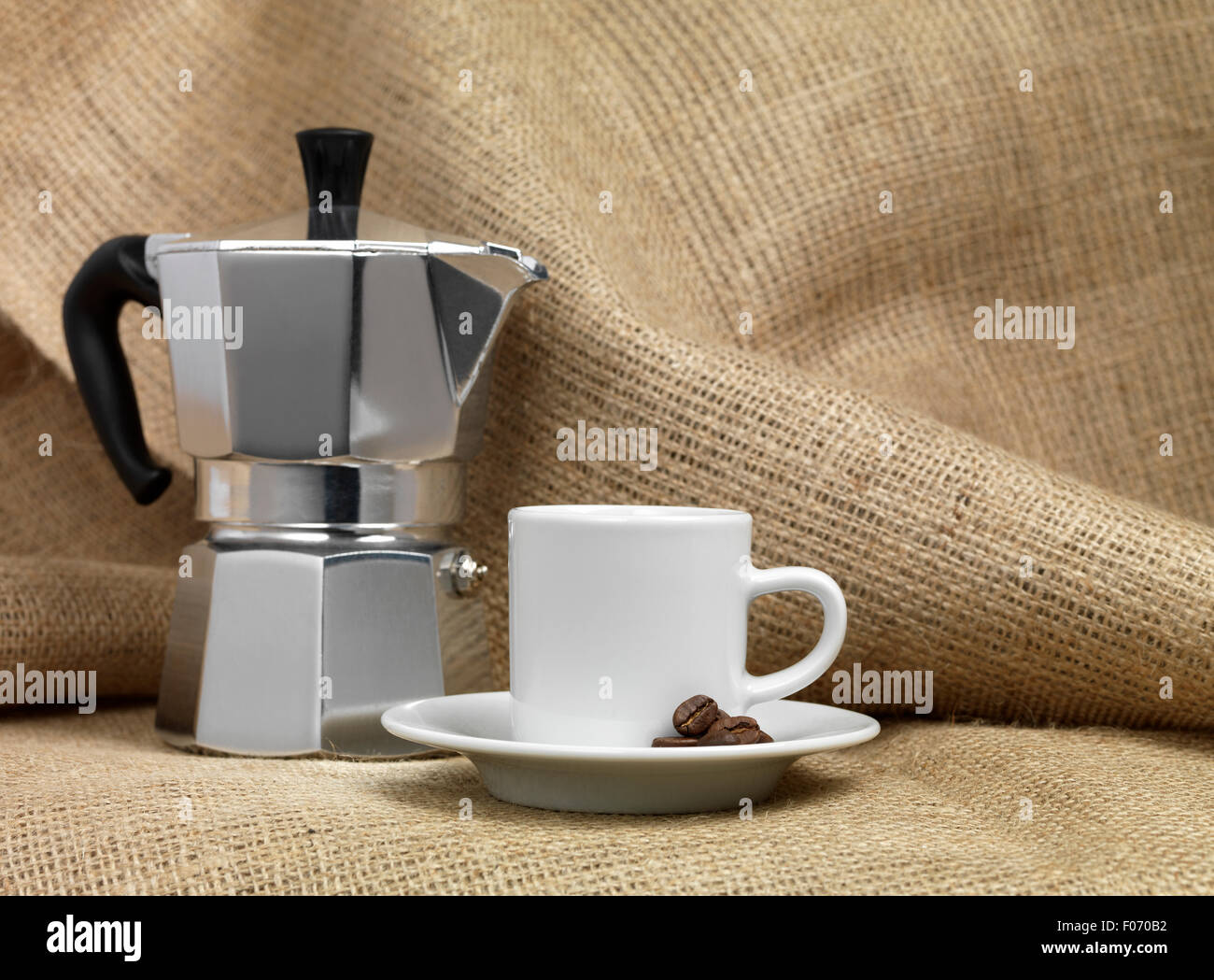 Italian Coffee Machine Stock Photo