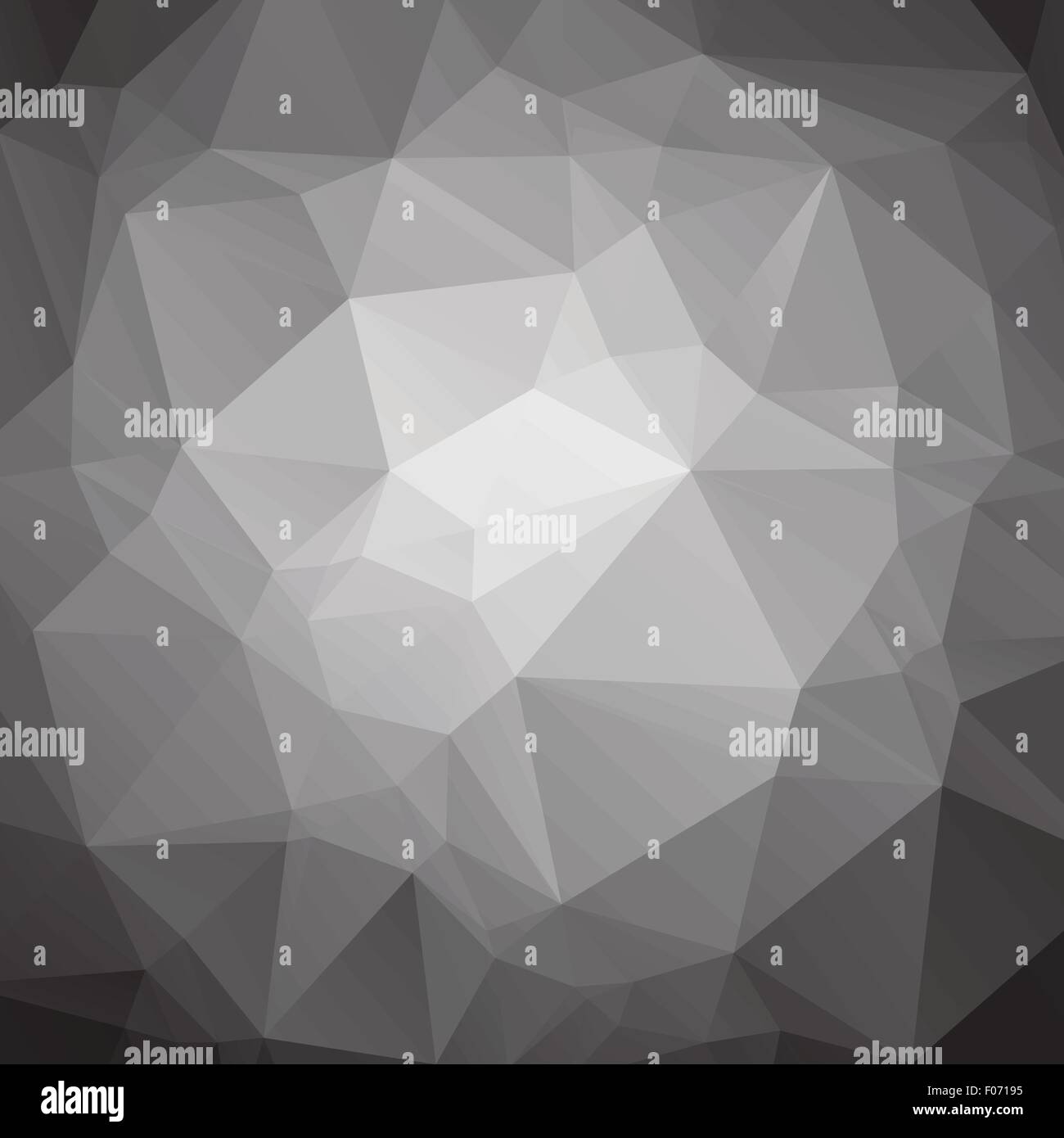 Abstract low poly black and white background vector EPS10 illustration. Stock Vector