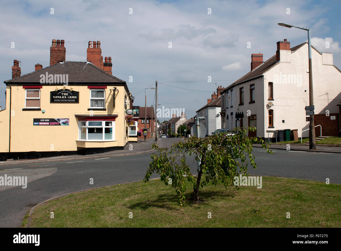 Church Gresley village, Derbyshire, England, UK Stock Photo Alamy