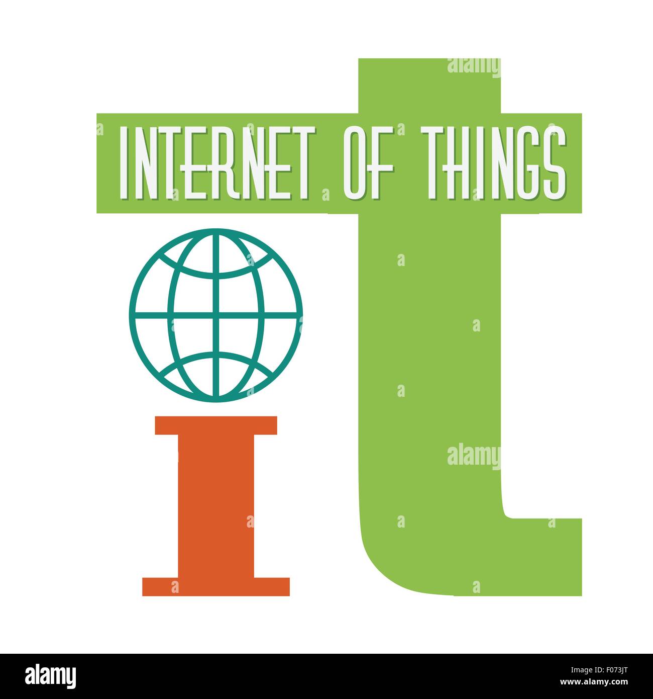 Internet of things web icon vector illustration. Stock Vector