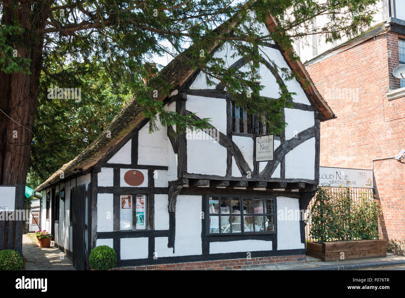 15th Century The Old Cottage, The Broadway, Cheam Village, London Borough of Sutton, Greater London, England, United Kingdom Stock Photo