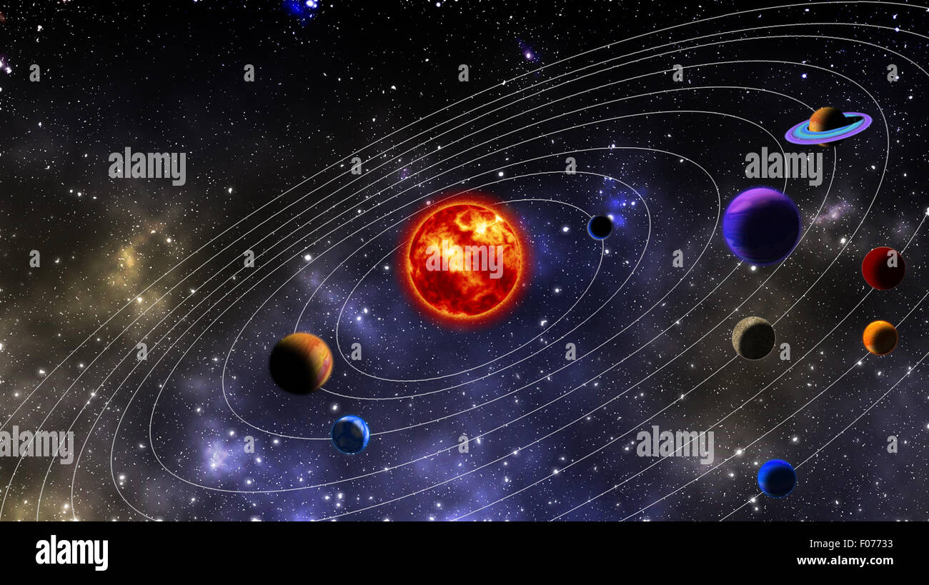 Solar System Stock Photo