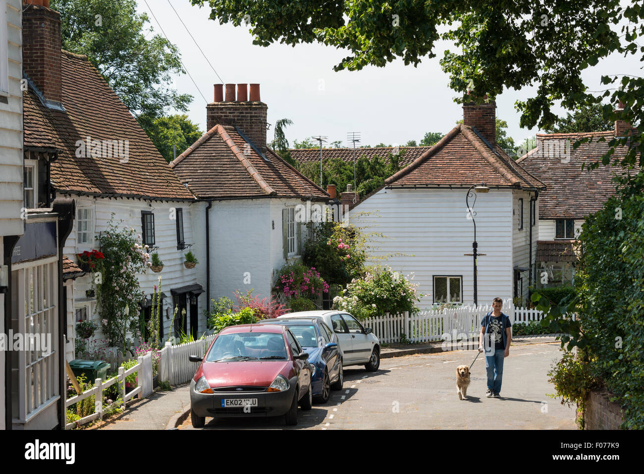 17th Century timberframed cottages, Park Lane, Cheam Village, London