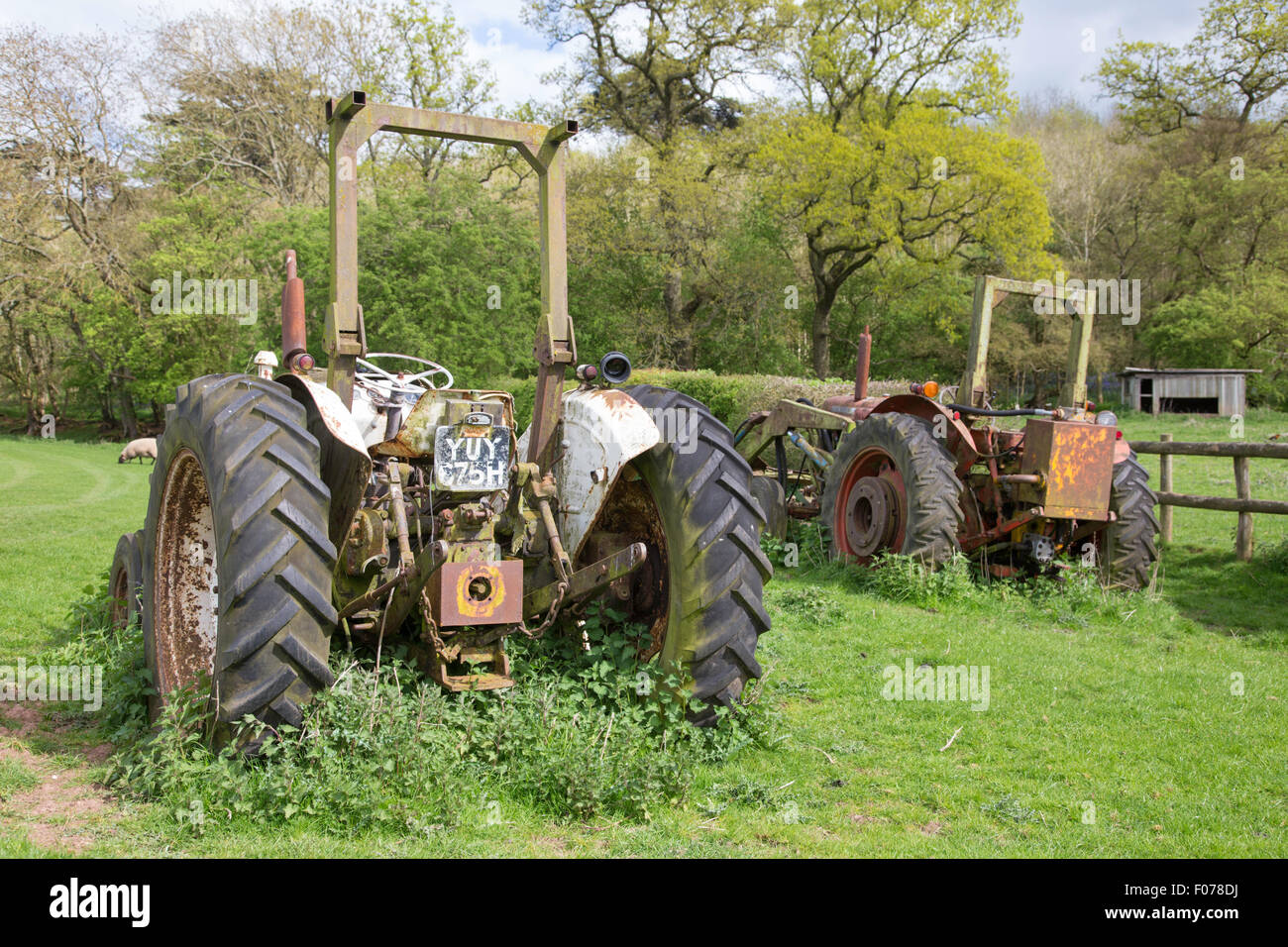 Old farm machinery tractors hires stock photography and images Alamy