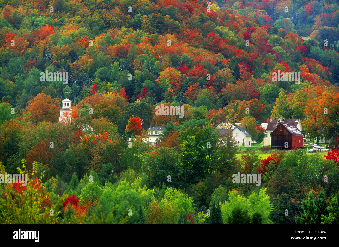 Albany, Vermont USA Stock Photo