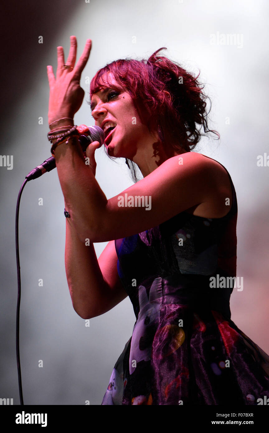 Zaz performs on 'A Summer's Tale Open Air Festival 2015' at Lüneburger ...