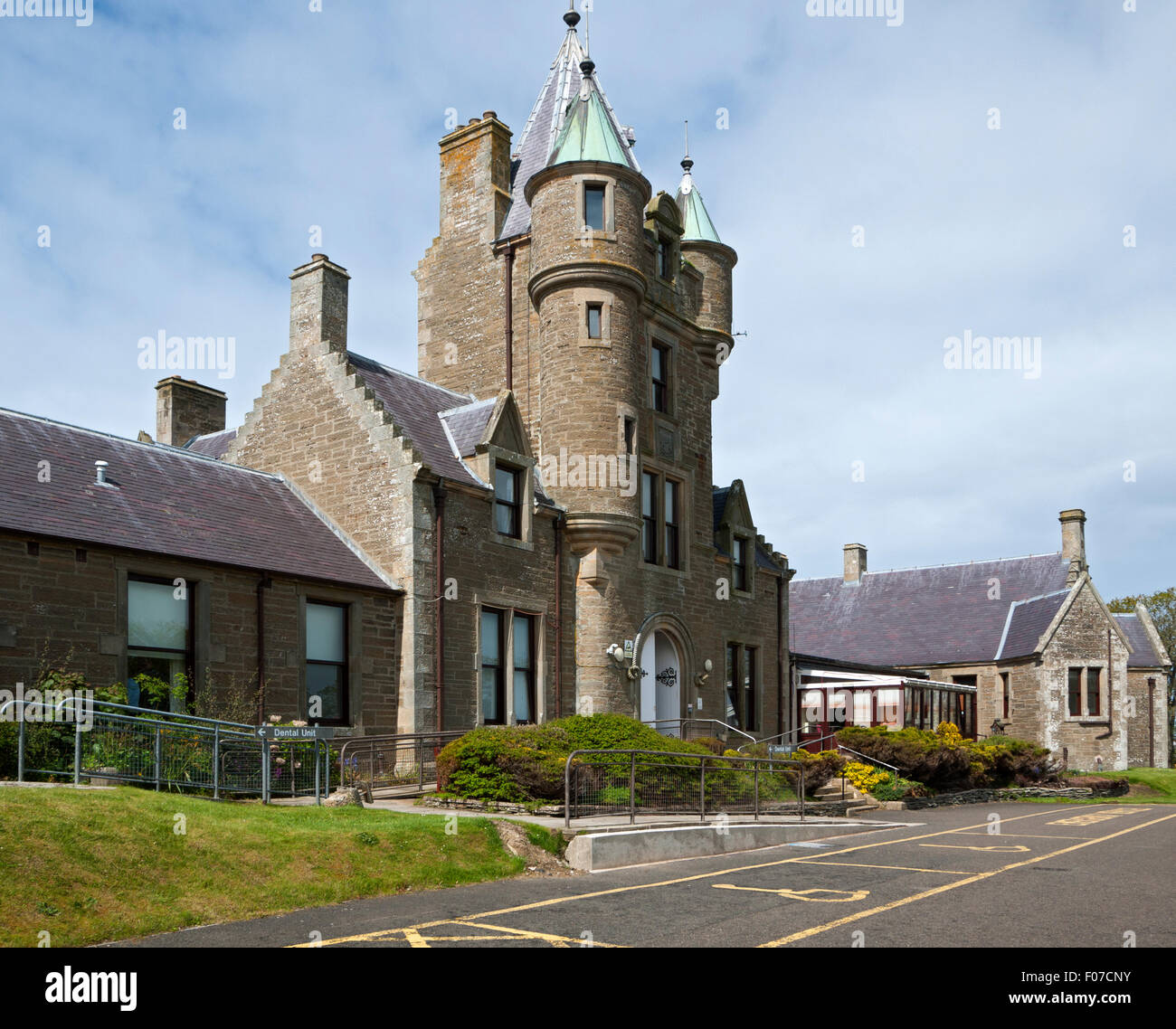 Dunbar Hospital building, Thurso, Caithness, Scotland, UK Stock Photo