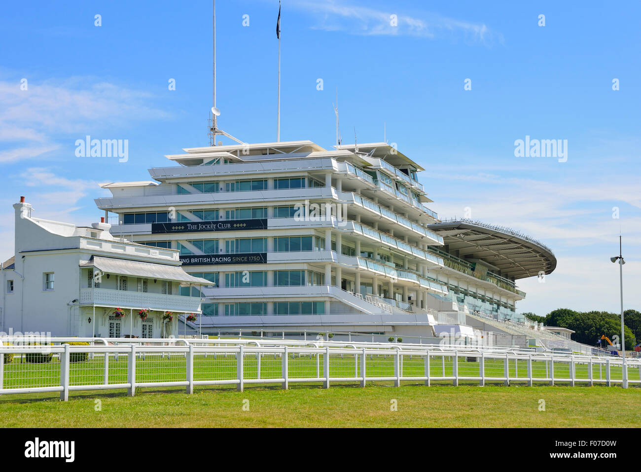 Epsom Downs Racecourse (Home of The Derby), Epsom Downs, Epsom, Surrey, England, United Kingdom Stock Photo