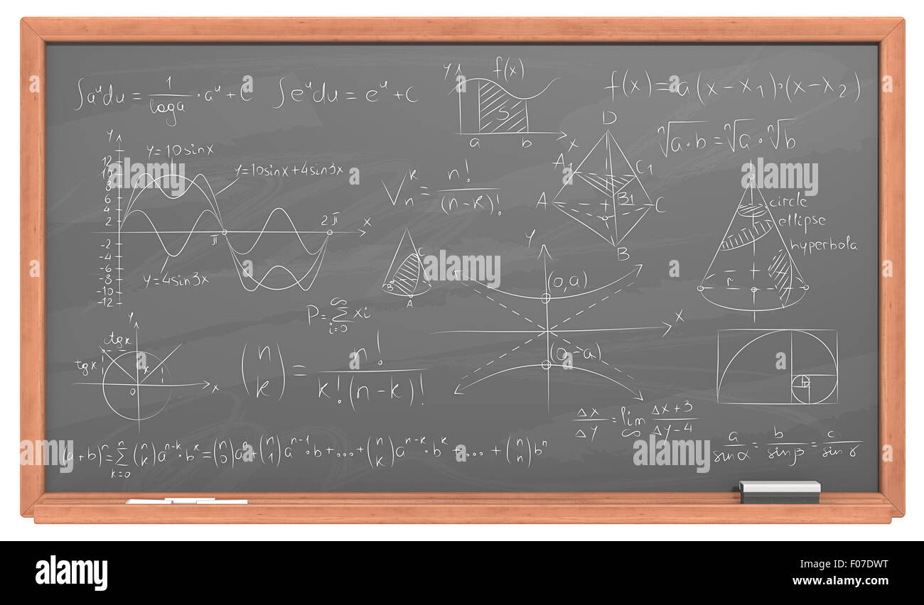 Math blackboard chalkboard Stock Photo by ©Maridav 34123629