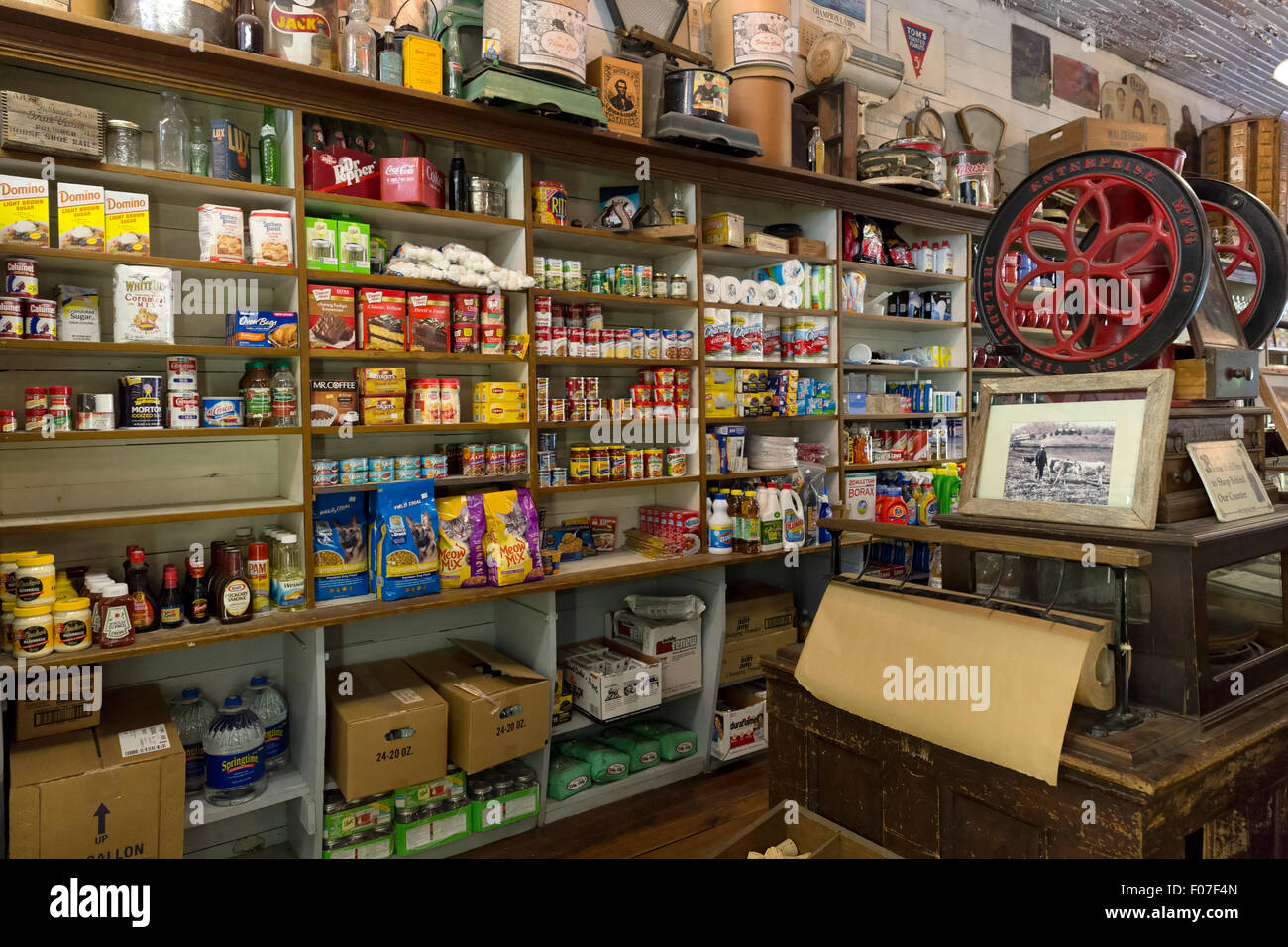 Mast General Store, grocery section, Boone, North Carolina Stock Photo