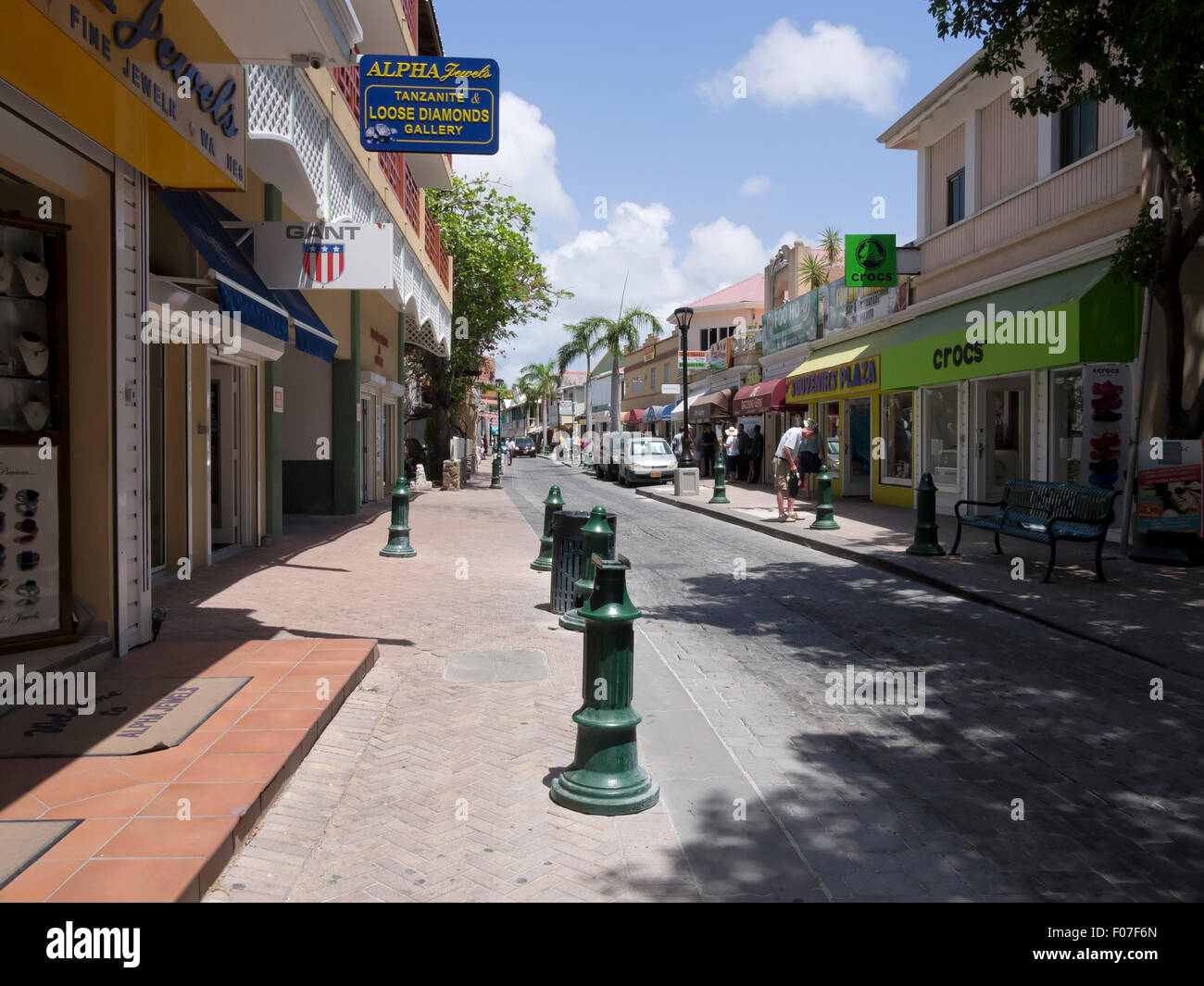 Philipsburg, Sint Maartin, Caribbean Stock Photo