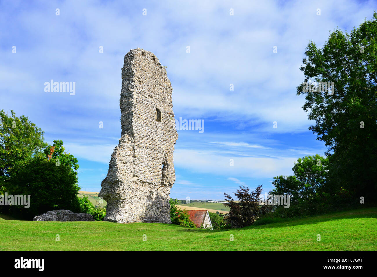 Bramber Castle, West Sussex Stock Photo Alamy