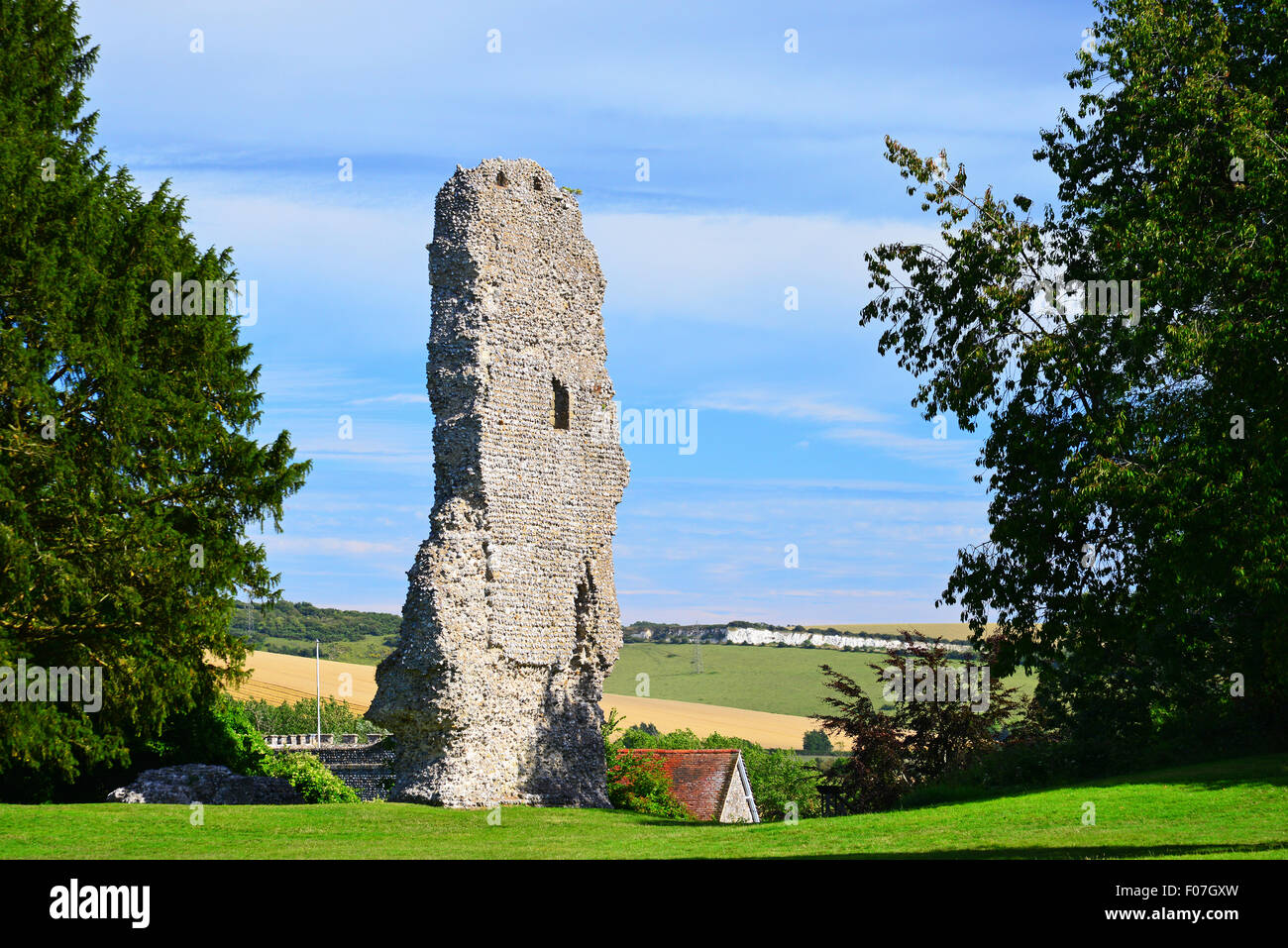 Bramber Castle, West Sussex Stock Photo Alamy
