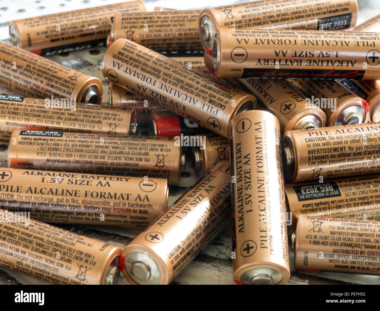 Alkaline Batteries Stock Photo - Alamy