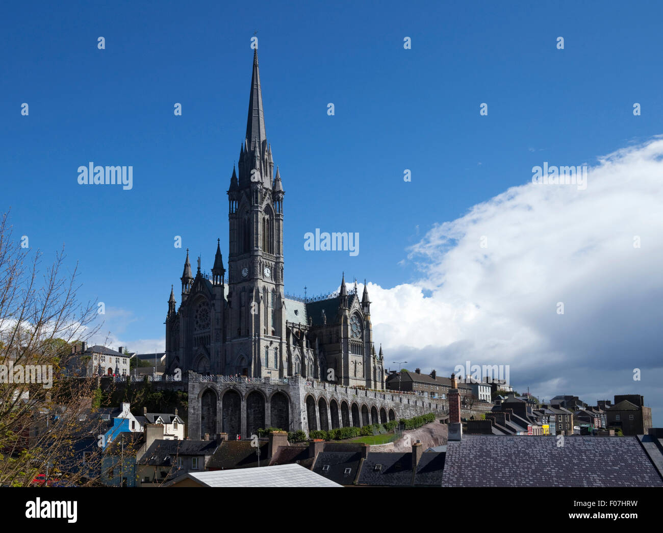 St Coleman's Cathedral, built 1867, Cobh, County Cork, Ireland Stock Photo