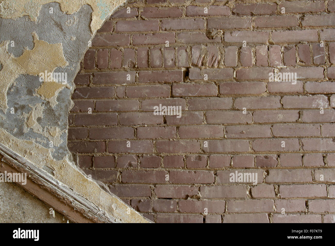 Brick and cement textures on wall Stock Photo Alamy