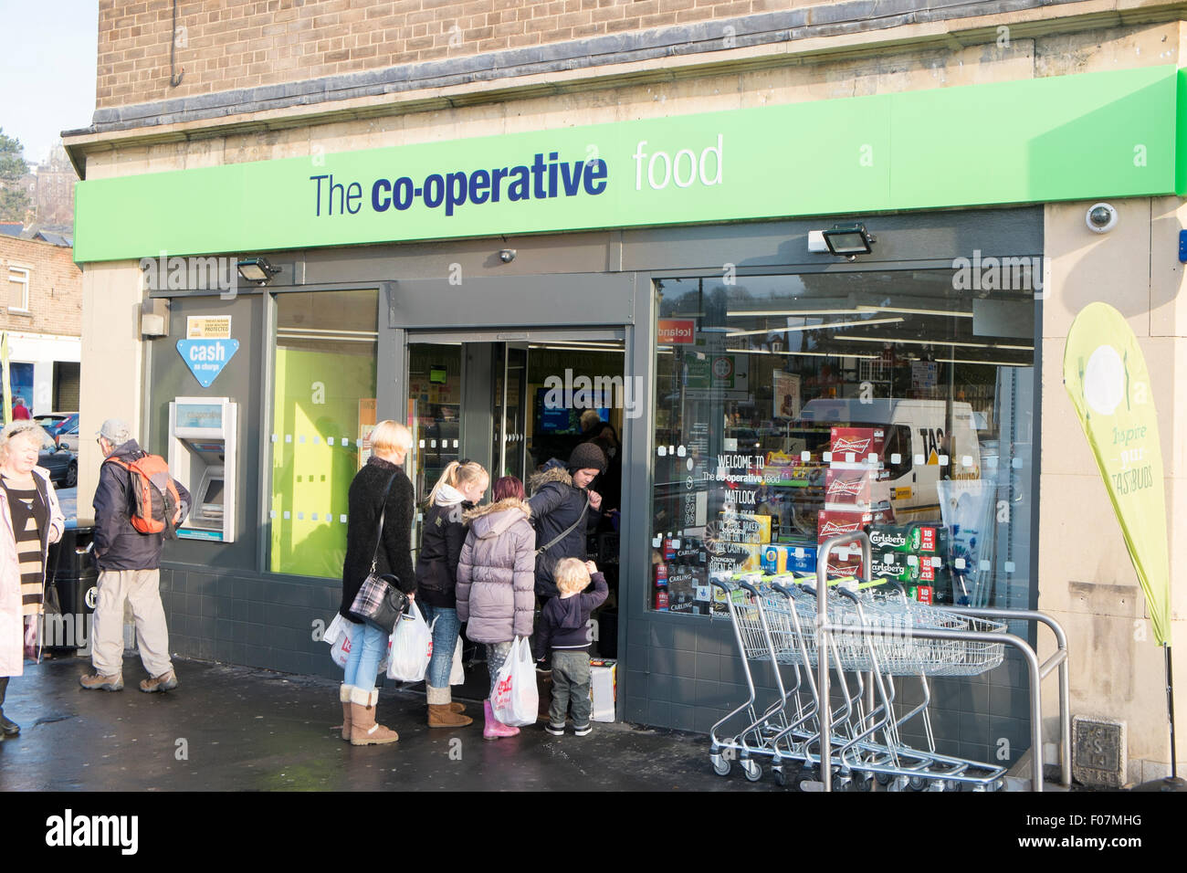 The co-operative food store in Bakewell,Derbyshire,England Stock Photo