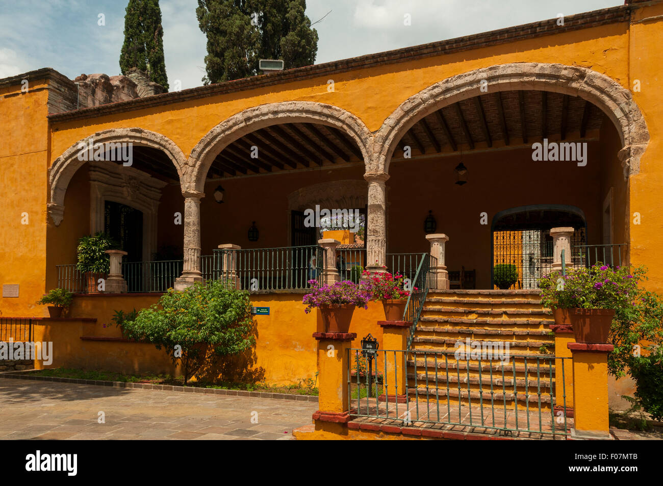 Hacienda San Gabriel de Barrera, Guanajuato, Mexico Stock Photo