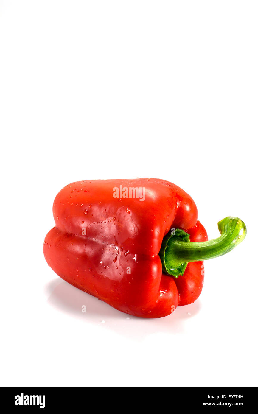 Fresh red paprika bell Cut Out Stock Images Pictures Alamy