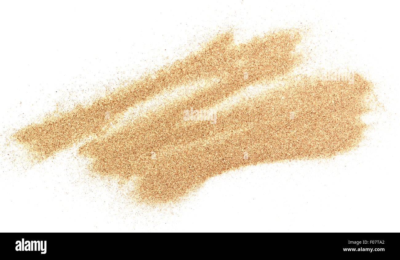 sand pile isolated on white background Stock Photo - Alamy