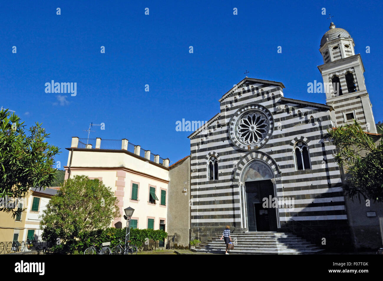 the church of sant'Andrea, Levanto, La Spezia district, Ligury, Italy, Europe Stock Photo
