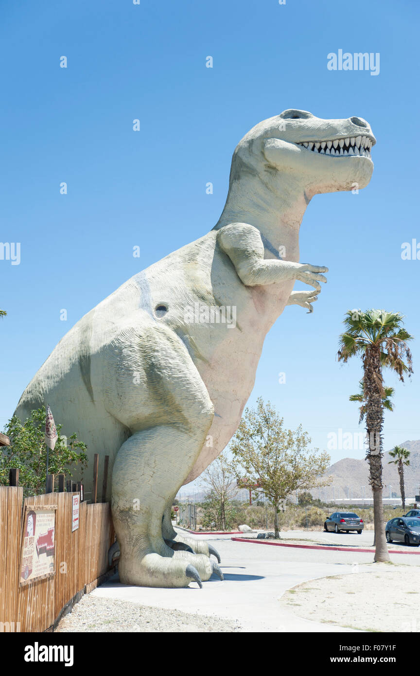 The Worlds Biggest Dinosaurs, the Cabazon Dinosaurs a touristy