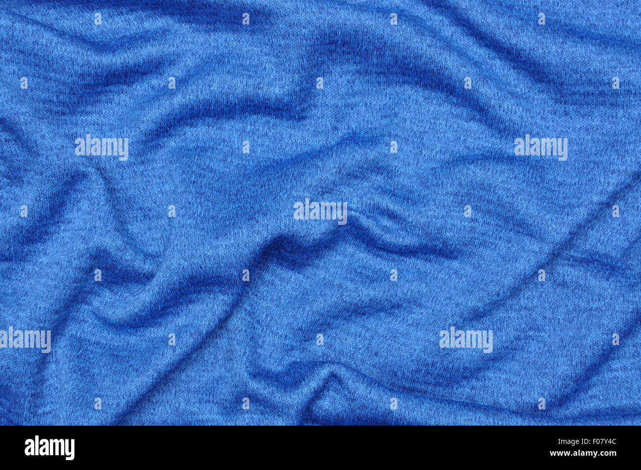 Blue draped fabric Stock Photo - Alamy