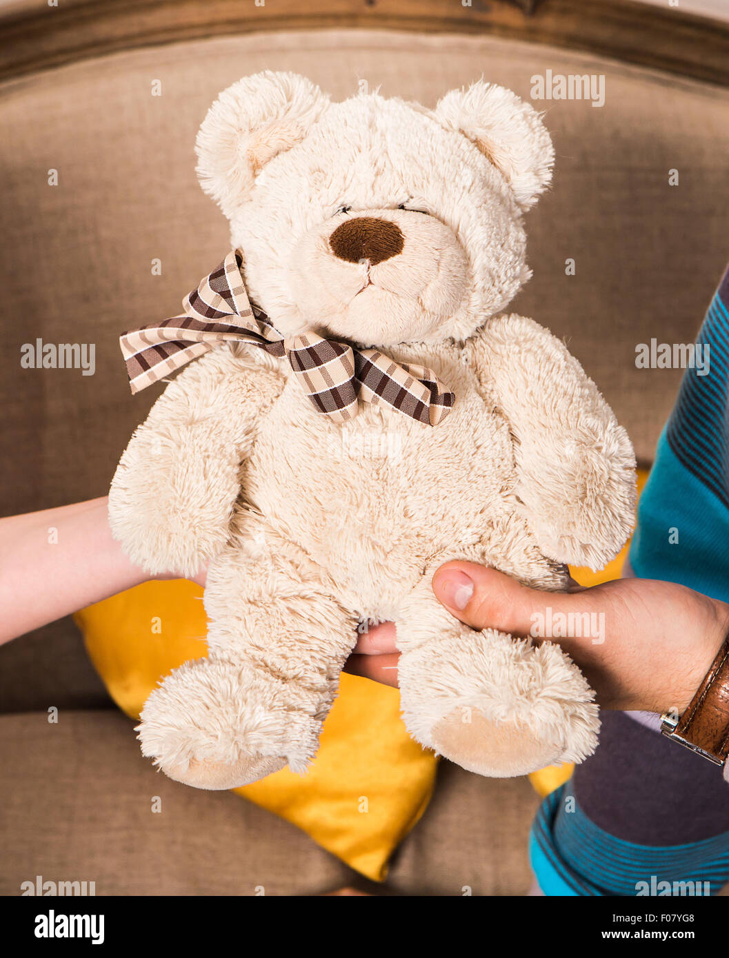 TEDDY BEAR white color Stock Photo - Alamy