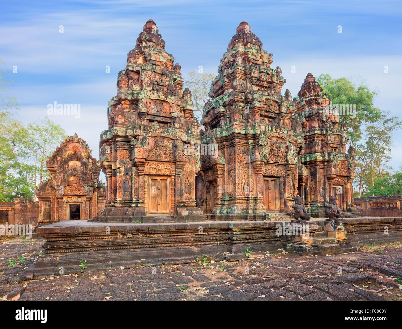 Banteay Srei temple, Cambodia Stock Photo