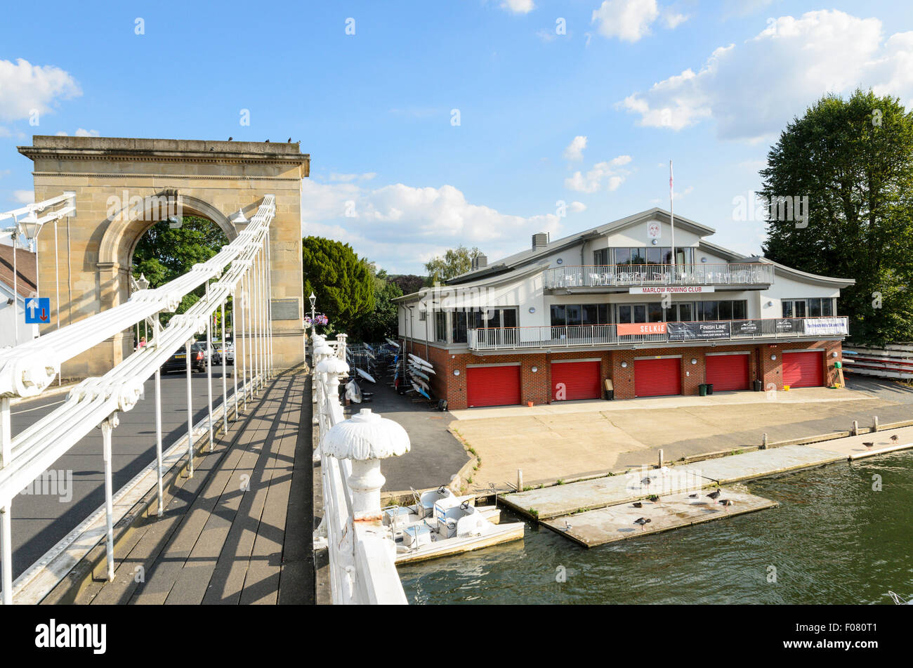 Marlow Rowing Club, Marlow, Buckinghamshire, England, UK. Stock Photo