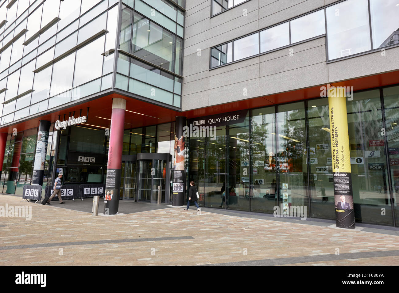bbc quay house mediacityuk salford quays Manchester uk Stock Photo