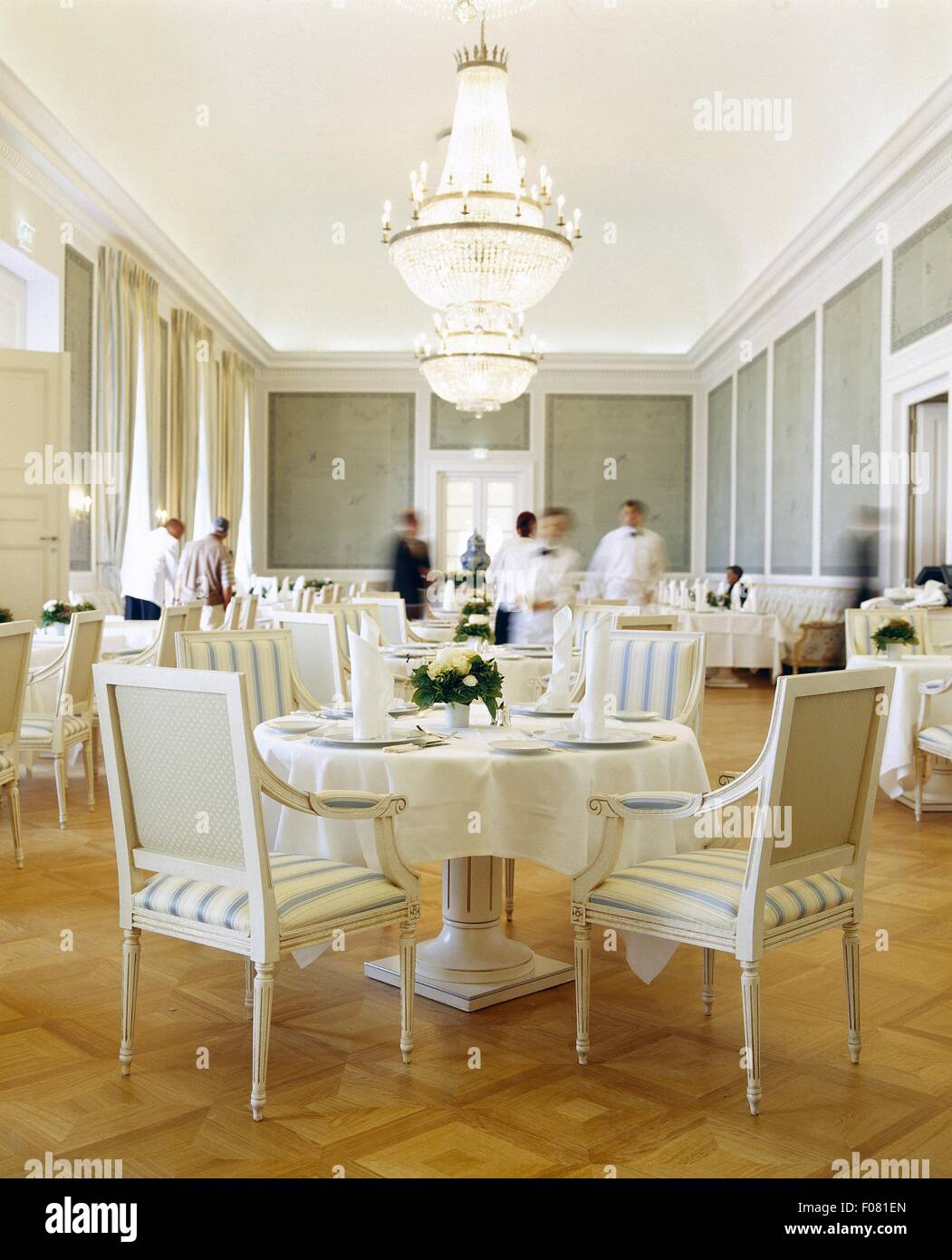 Interior of Kempinski Grand Hotel in Heiligendamm, Germany Stock Photo ...