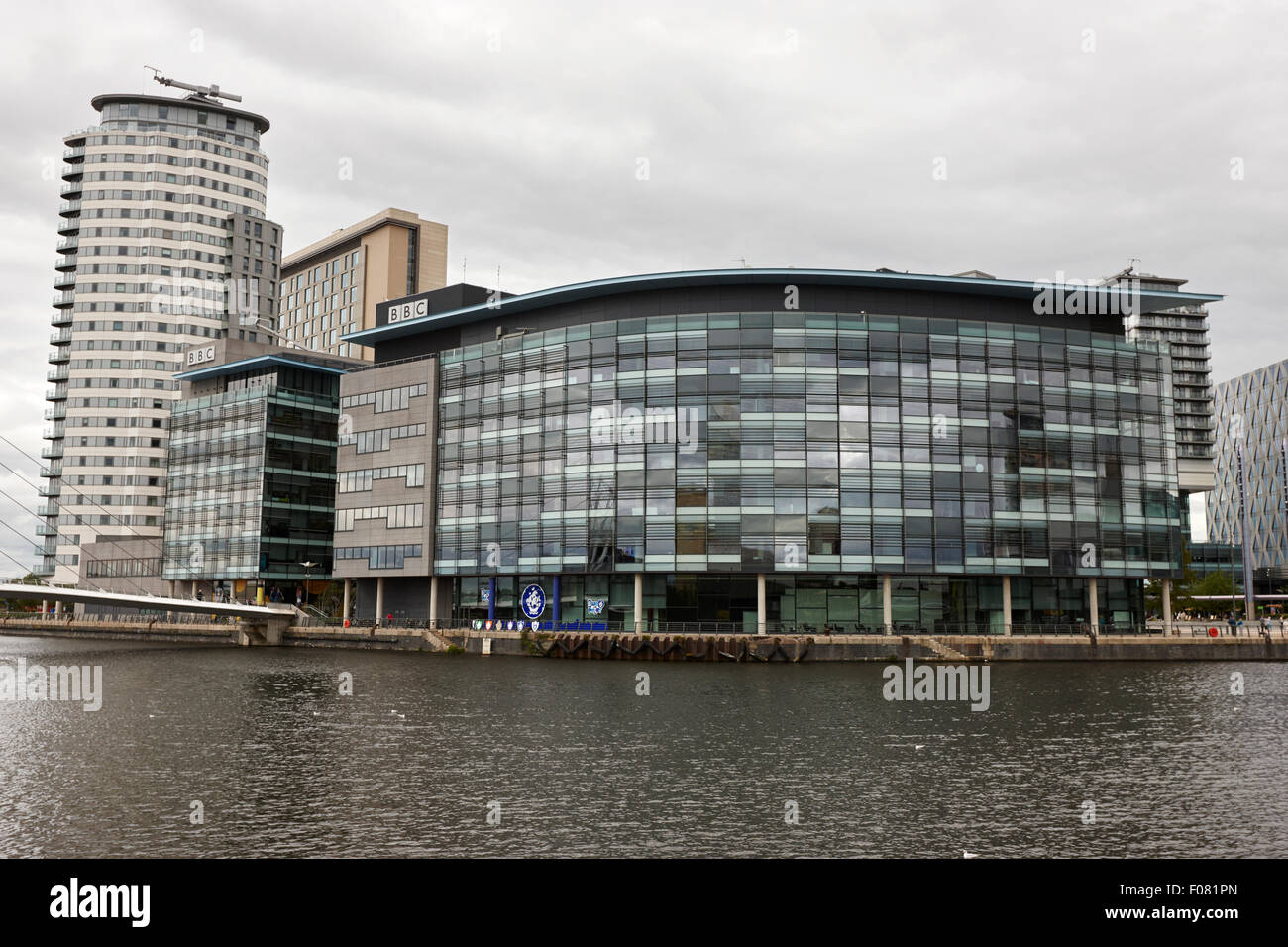 bbc building at mediacity salford Manchester uk Stock Photo