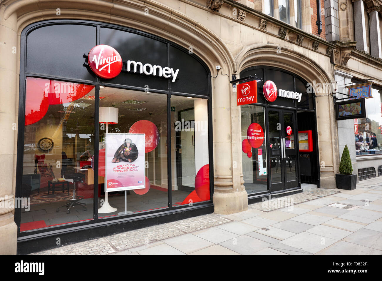 Virgin Money bank branch in Manchester uk Stock Photo Alamy