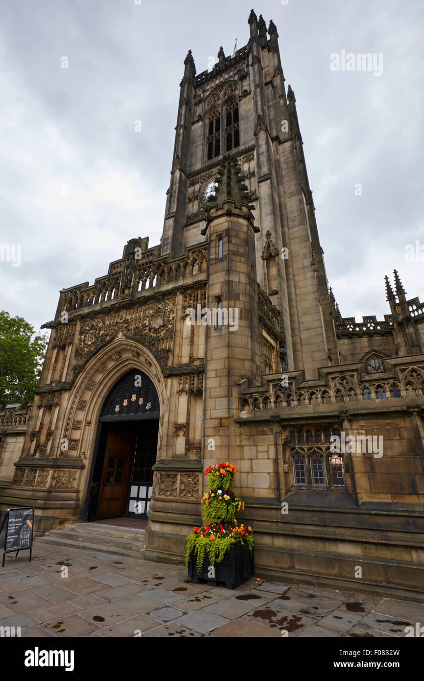 Manchester cathedral uk Stock Photo