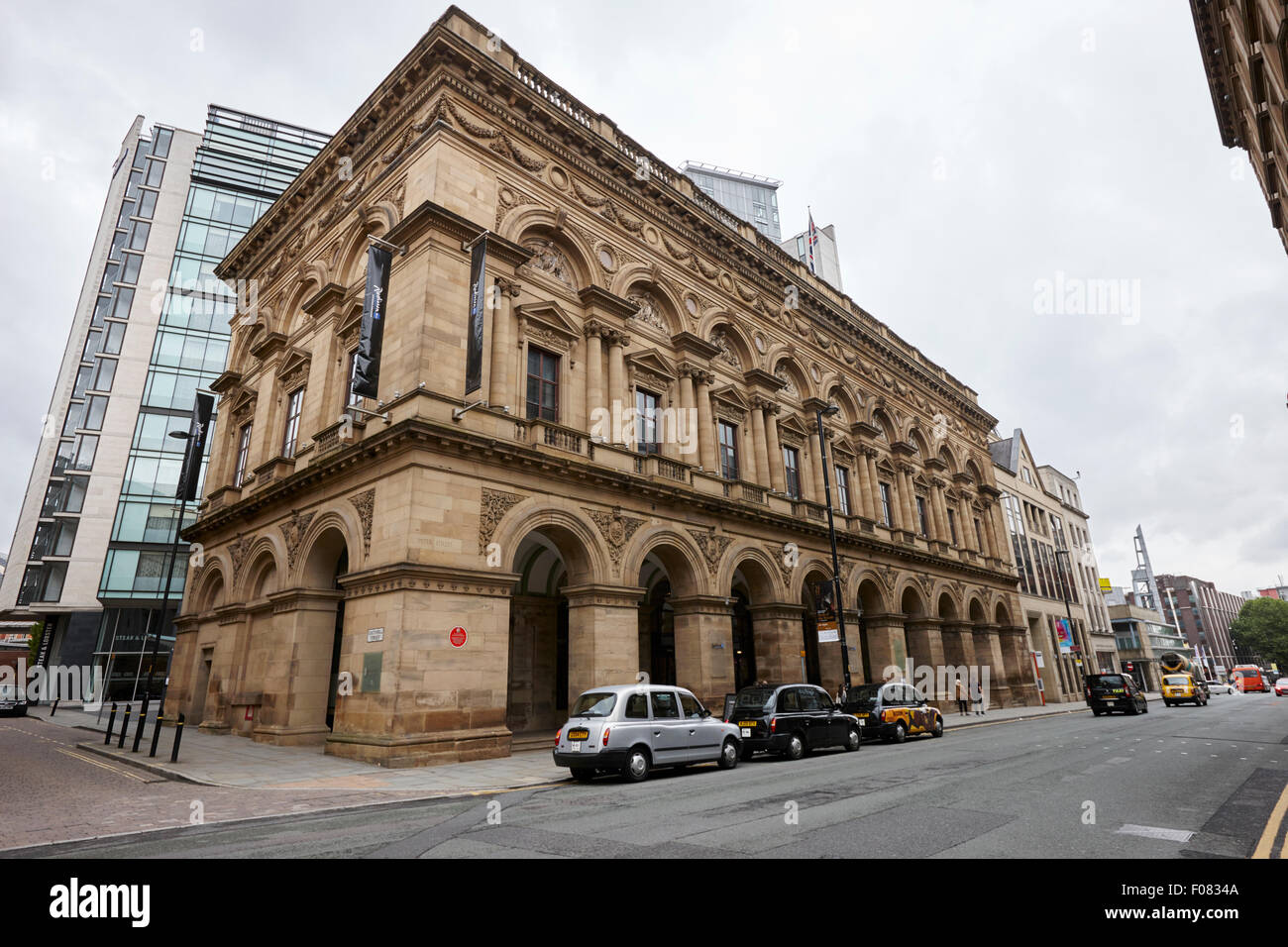 Free Trade Hall on St Peters site of the Peterloo massacre Manchester England UK Stock Photo