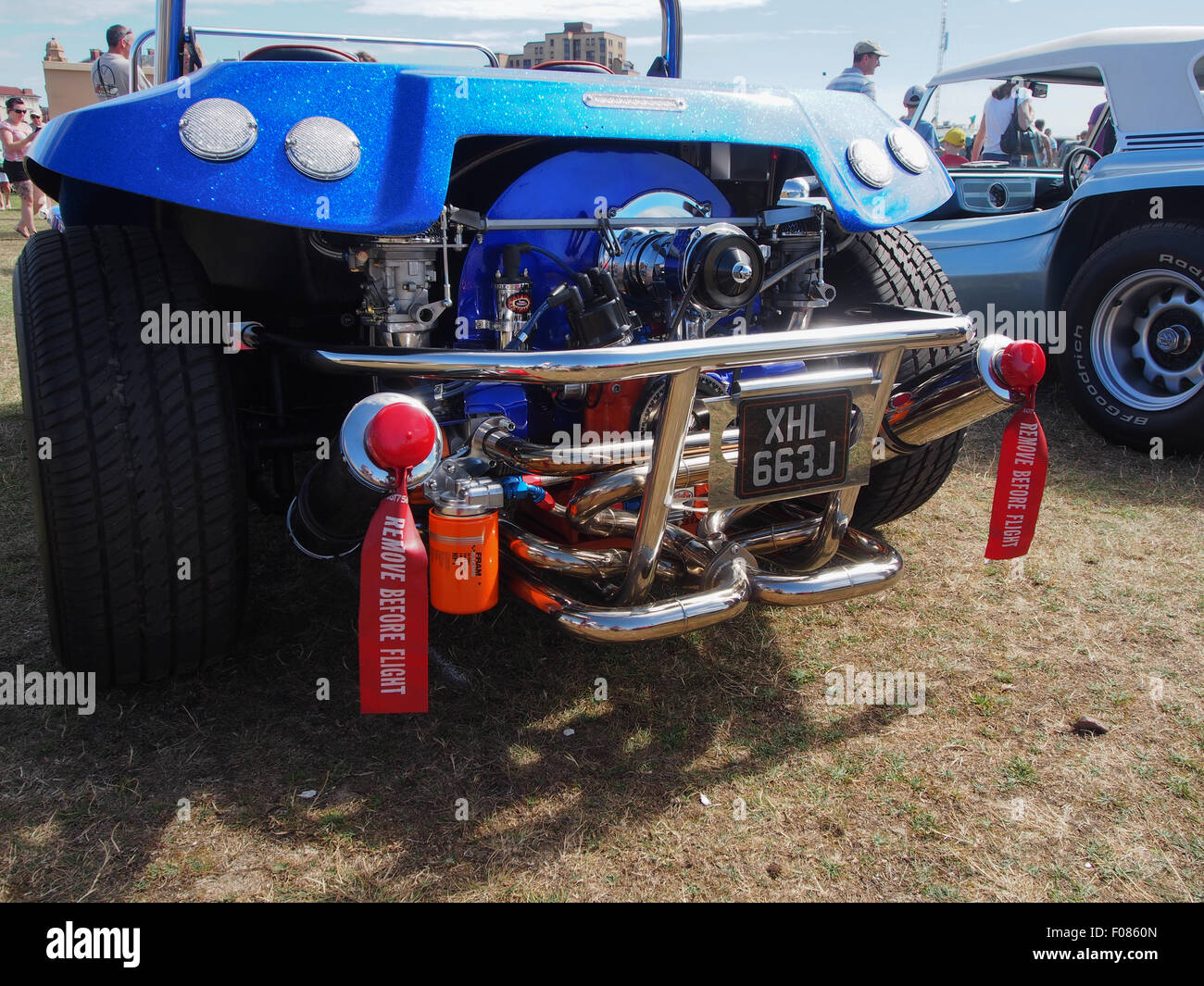 The rear of a customised Beach Buggy Stock Photo