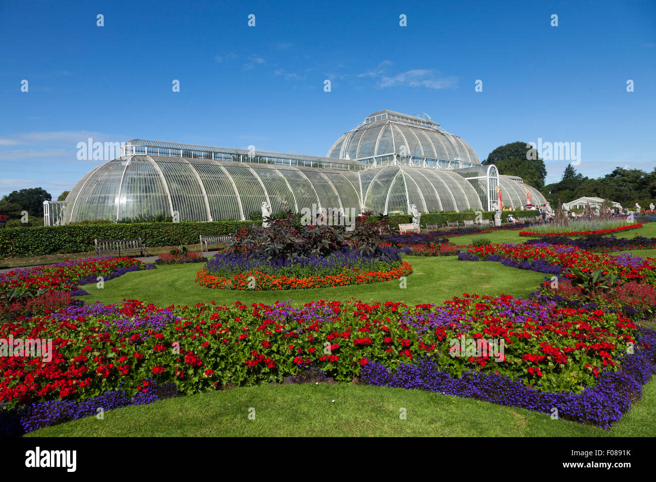 The Palmhouse at Kew Gardens in London Stock Photo