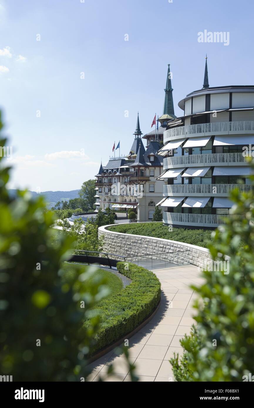 View of Hotel Dolder Grand in Zurich, Switzerland Stock Photo Alamy