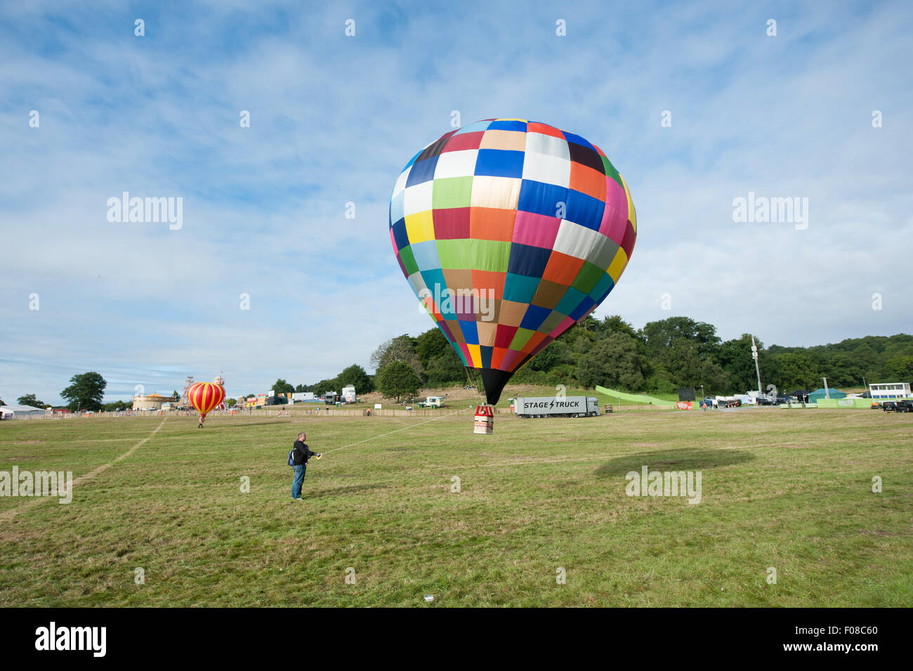 model hot air balloon radio controlled Stock Photo Alamy