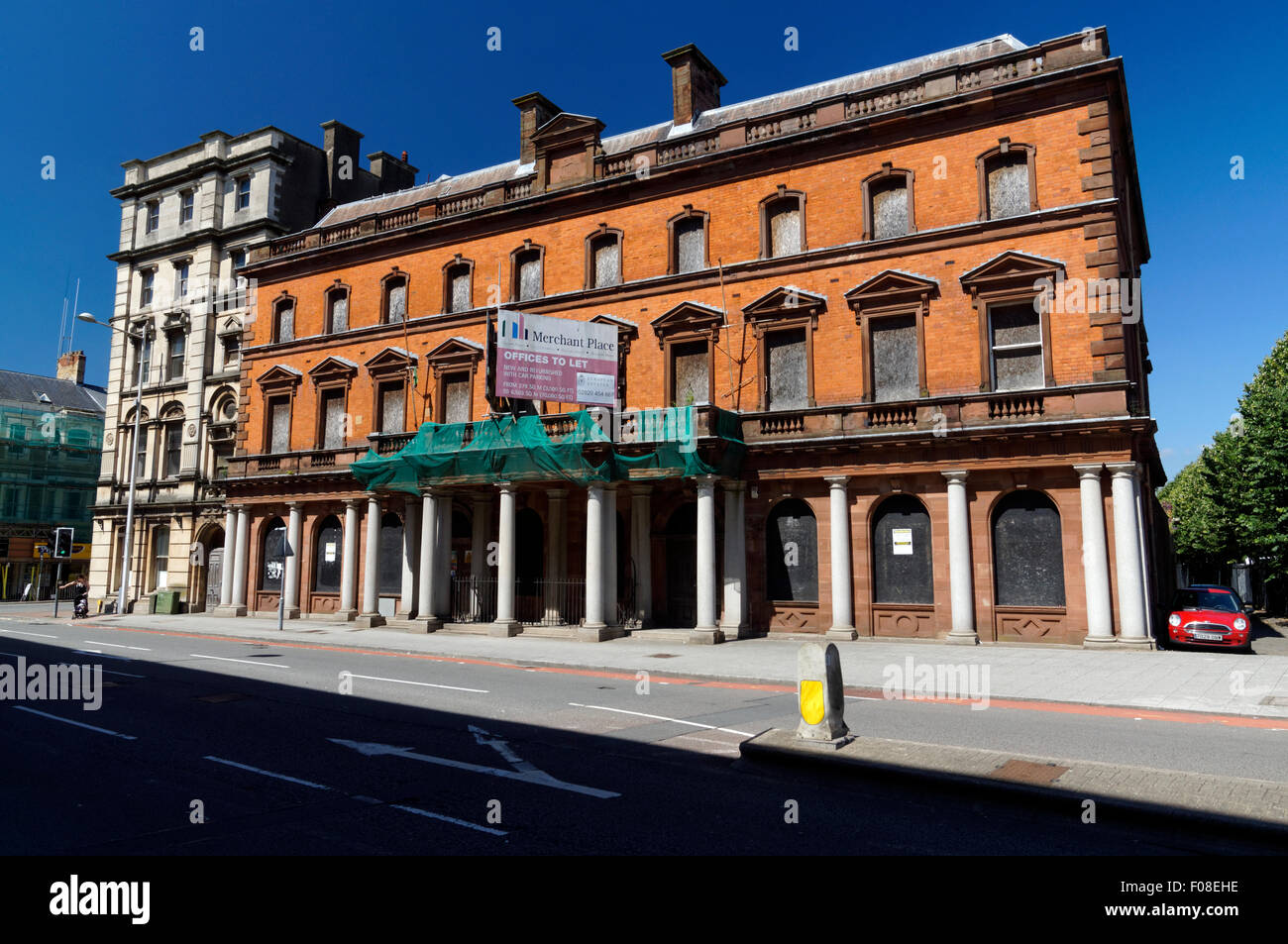 Former Bute Street Post Office building, Bute Place, Cardiff Bay, Cardiff, South Wales, UK. Stock Photo