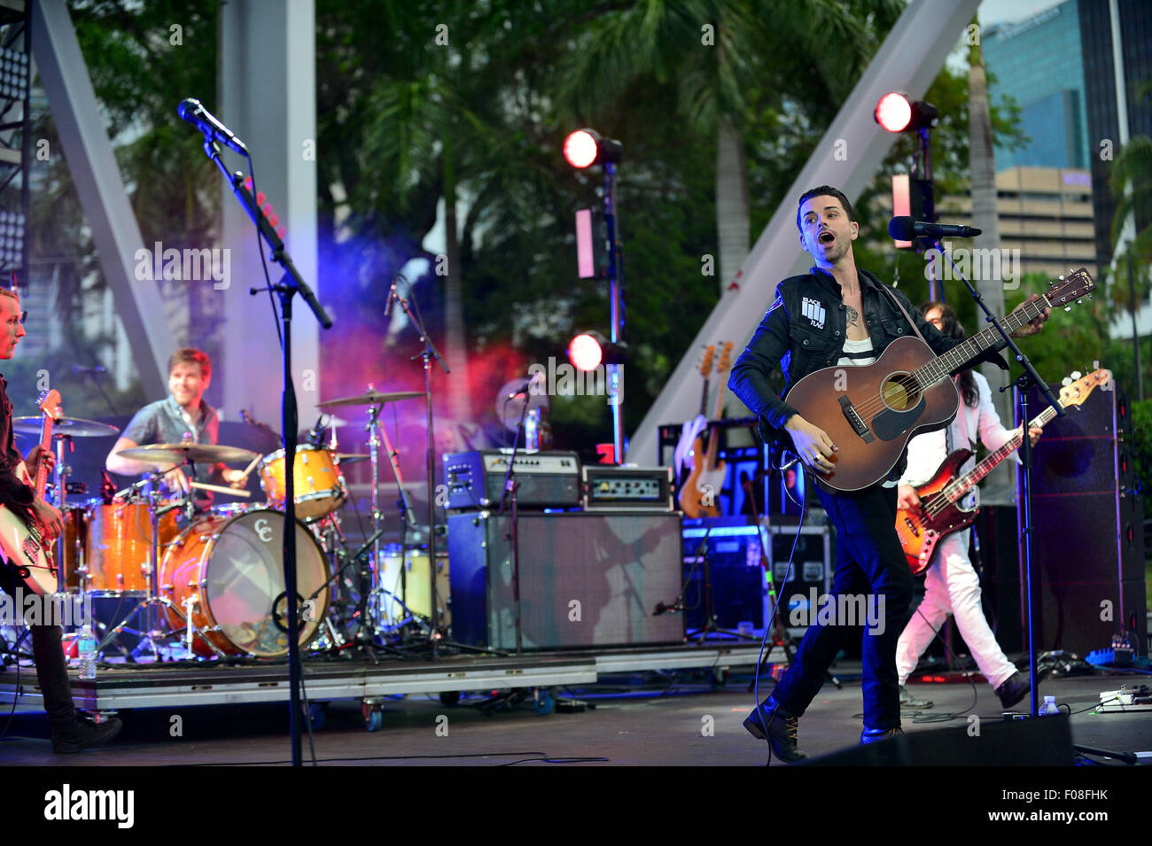 Dashboard Confessional perform live in concert at the Bayfront Park