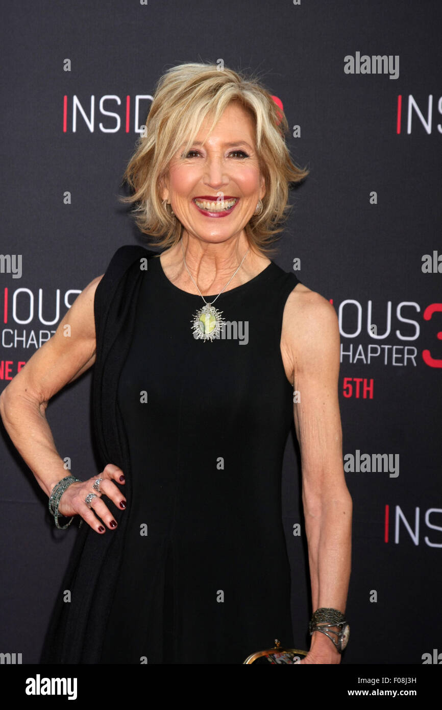 Screening of 'Insidious: Chapter 3' held at TCL Chinese Theatre - Arrivals  Featuring: Lin Shaye Where: Los Angeles, California, United States When: 04 Jun 2015 Stock Photo