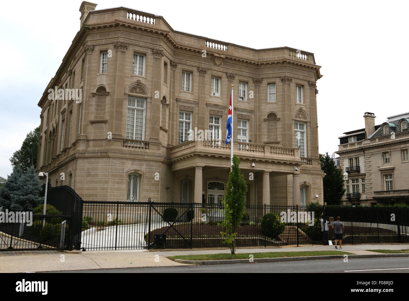 New Cuban embassy Washington D C Stock Photo