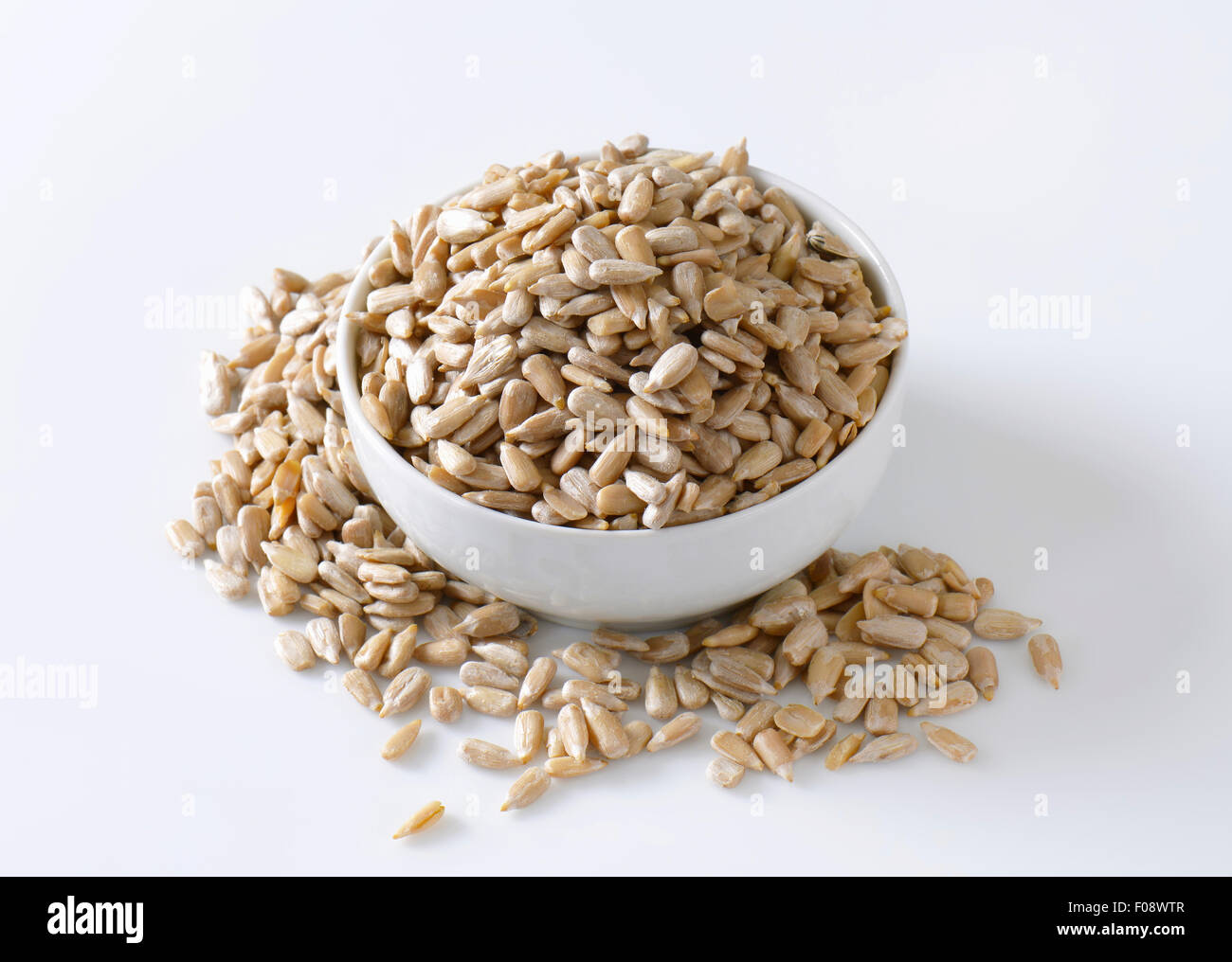 Raw hulled sunflower seed kernels Stock Photo Alamy