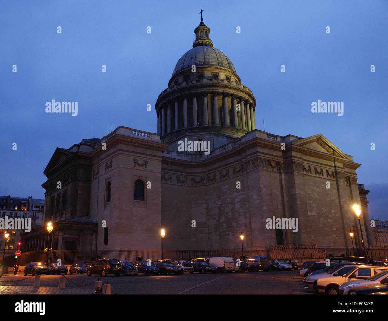 Pantheon dome at dusk in New York, USA Stock Photo