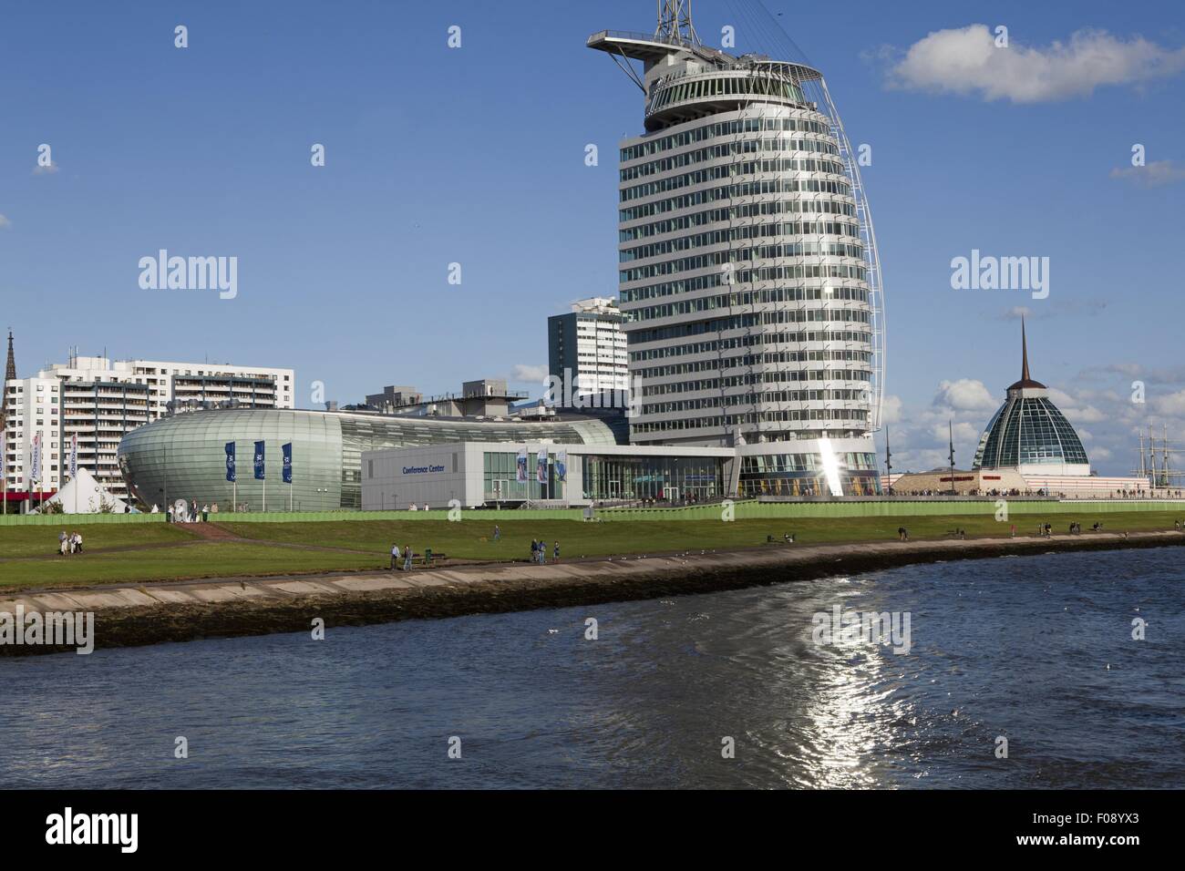 Exterior view of Atlantic Hotel Sail City at HafenCity in Bremerhaven, Bremen, Germany Stock Exterior view of Atlantic Hotel Sail City at HafenCity in Bremerhaven, Bremen, Germany Stock