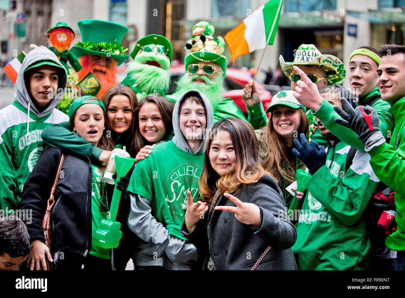 NEW YORK, NY, USA - MAR 17: St. Patrick's Day Parade on March 17, 2013 in  New York City, United States Stock Photo - Alamy